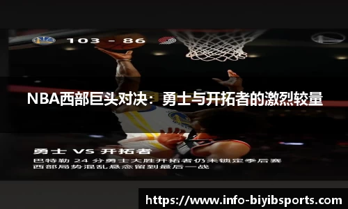 NBA西部巨头对决：勇士与开拓者的激烈较量